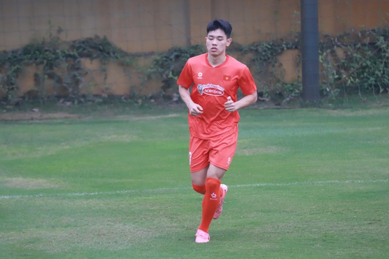 Striker Nguyen Dinh Bac at U22 Vietnam. Photo: VFF