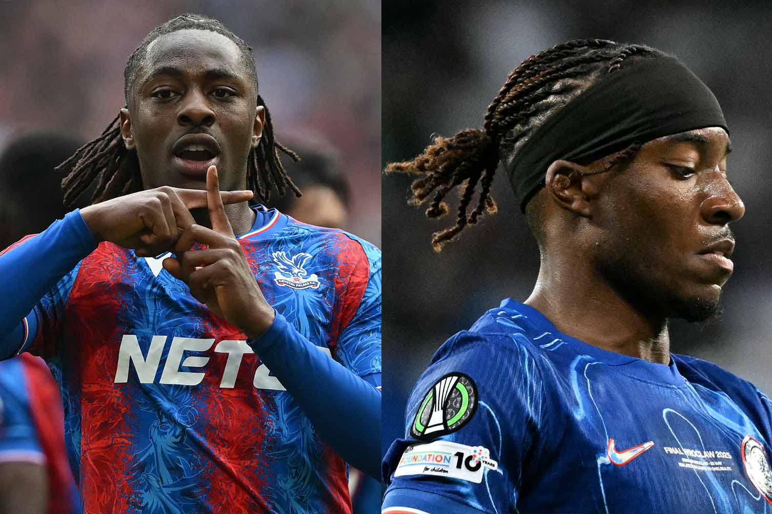 에베레치 에제와 노니 마두에케는 아스날의 매우 가까운 목표입니다. 사진: AFP