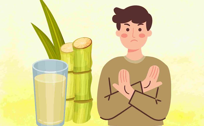 People should absolutely not drink sugarcane juice to quench their thirst in the summer. Graphics: Dinh Dinh