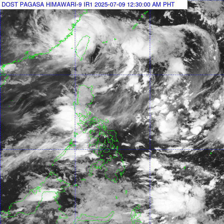 Typhoon No. 2 made landfall in mainland China, causing widespread rain. Photo: PAGASA
