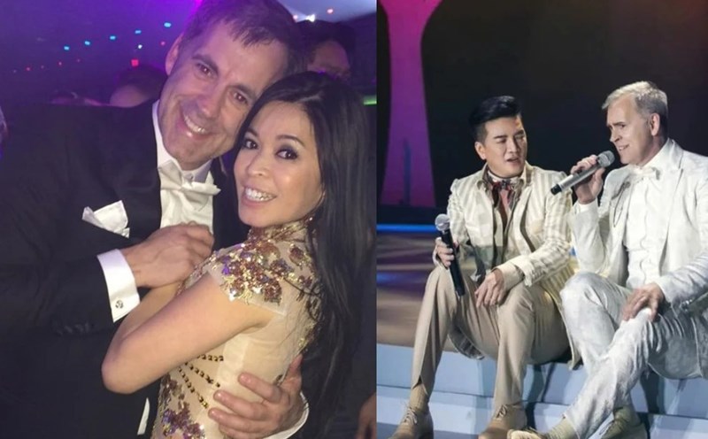 Bich Tuyen and Dam Vinh Hung couple. Photo: Character provided, Kien Can.