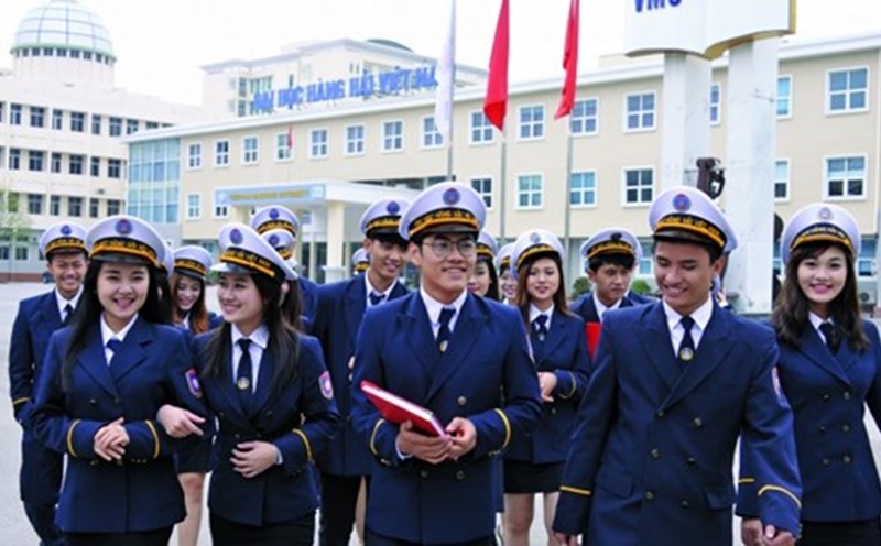 Vietnam Maritime University uses the transcript review method. Photo: School