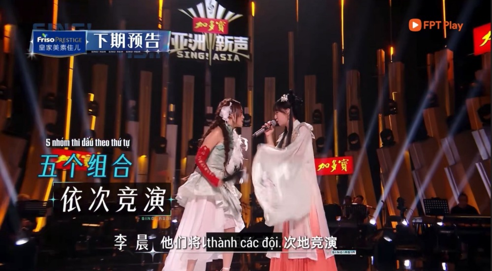 Trang phuc cua Phuong My Chi va Kha Lau o vong ban ket. Anh: FPT Play