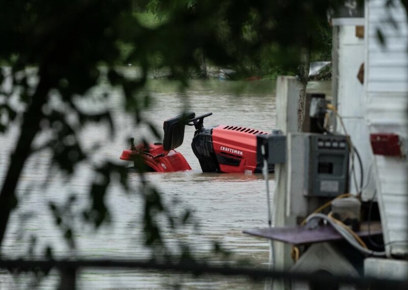 Una inundacion en Texas (EE. UU.). Foto: Xinhua