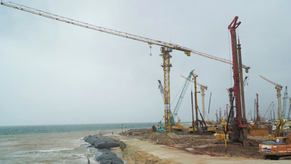 Du an phuc vu APEC 2027 dang thi cong tai Dac khu Phu Quoc. Anh: Nguyen Anh