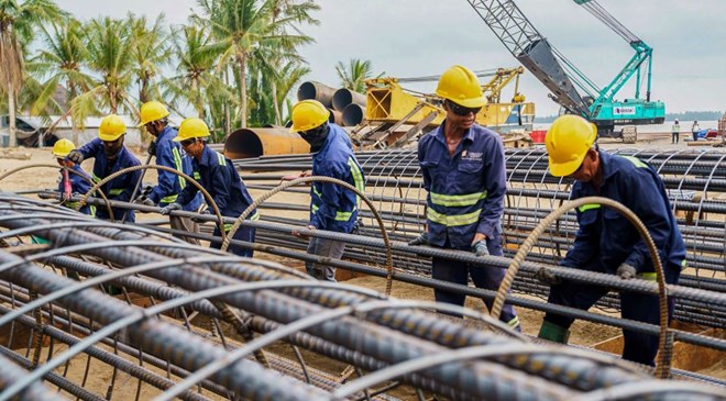 Cầu Đại Ngãi 2 sắp hoàn thành, dự kiến thông xe vào đầu tháng 9