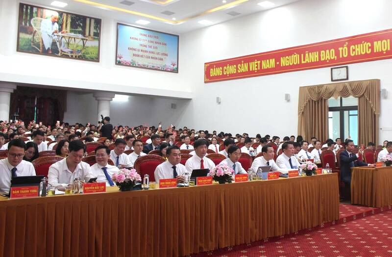 Cac dai bieu du Dai hoi. Anh: Truong Son