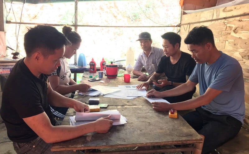 The Nam Pan 5 Hydropower Construction Workers' Team has received full salary. Photo: Truong Son