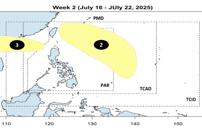 El pronostico de baja presion en el Mar del Sur de China aparecera en los proximos dias. Foto: Pagasa