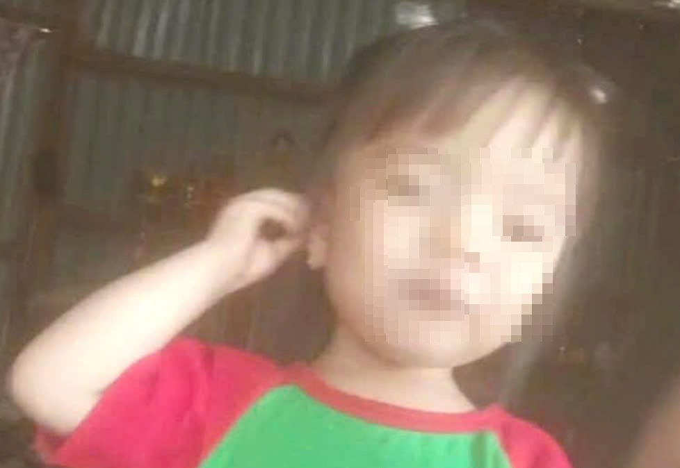 실종된 2세 여아는 아직 발견되지 않았습니다. 사진: 가족 제공