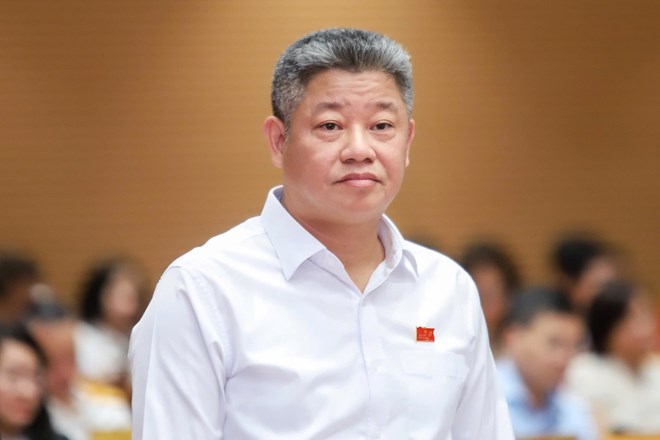 Mr. Nguyen Manh Quyen, Vice Chairman of Hanoi People's Committee admitted that there is still a phenomenon of spraying pesticides the day before and selling them the next day. Photo: Thang Huu