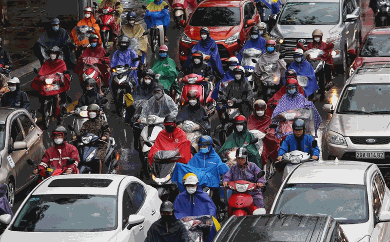 Warning of heavy rain in the provinces and forecast of peak rain