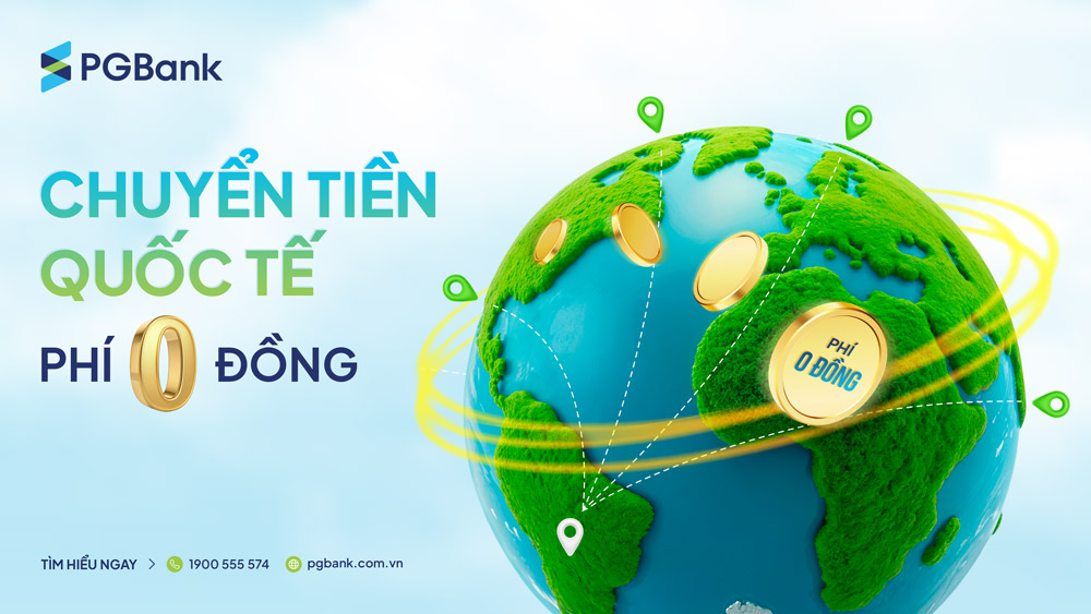 PGBank offers great deals on transfer fees and foreign currency exchange rates for individual customers. Photo: Provided by the enterprise