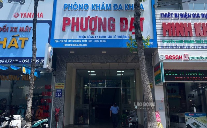 The Department of Health of Gia Lai province suspended all professional activities of Phuong Dat General Clinic after the scandal of being accused of collecting unusually high fees for medical examination. Photo: Hoai Phuong