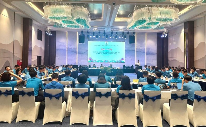 The 7th Conference of the TKV Trade Union Executive Committee, term VI for the 2023-2028 term. Photo: TKV Trade Union