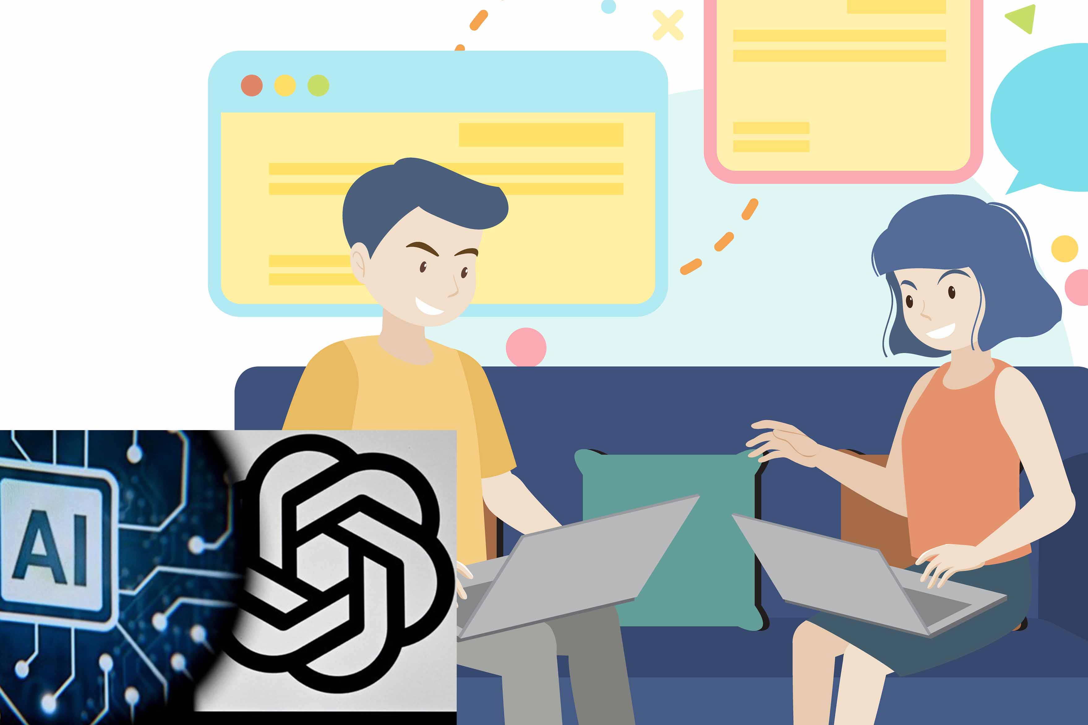 OpenAI is testing a teamwork feature in ChatGPT. Graphics: Cat Tien