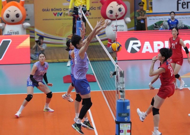 2025 VTV컵 베트남 여자 배구 대표팀. 사진: VFV