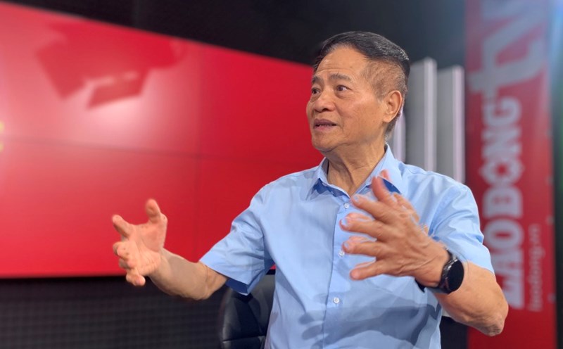 Associate Professor, Dr. Dao Duy Quat - former Deputy Head of the Central Committee for ideology and Culture - emphasized that propaganda work is always worthy of the role of "going ahead - paving the way". Photo: Tran Vuong