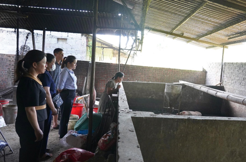 So NNMT tinh Cao Bang dang cu cac to cong tac tang cuong ve co so de chong dich hieu qua hon. Anh: Phung Dao
