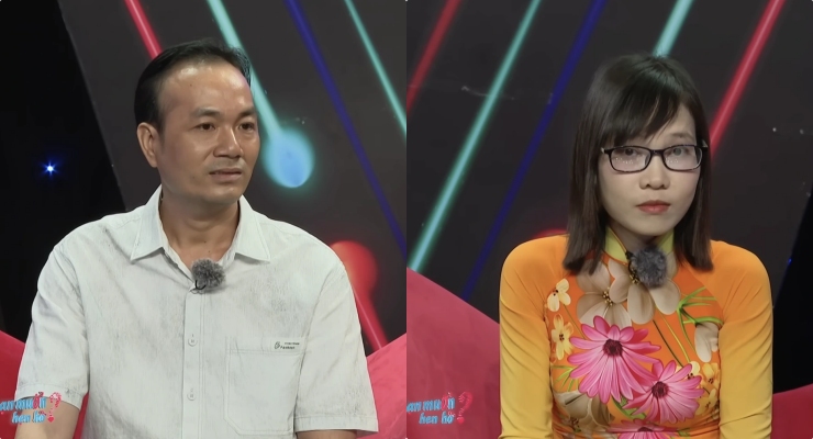 番組「Ban muon hen ho」のカップル。写真:MCV.