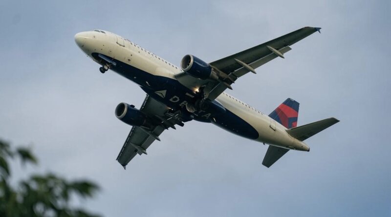 米国の航空会社デルタ航空の航空機。写真:Xinhua