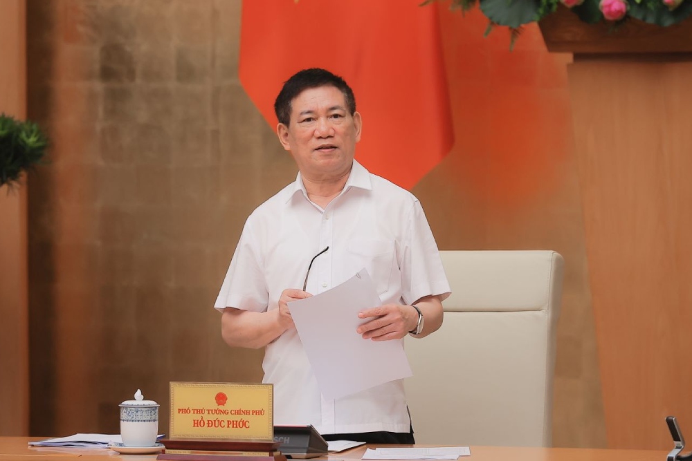 Deputy Prime Minister Ho Duc Phoc said that he is restructuring SCB Bank. Photo: VGP