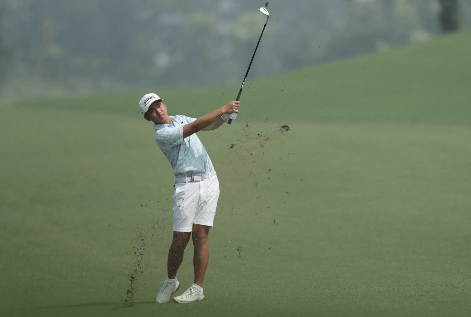 Nguyen Anh Minh is the Vietnamese golfer with the highest position in the world amateur rankings. Photo: Long Nguyen