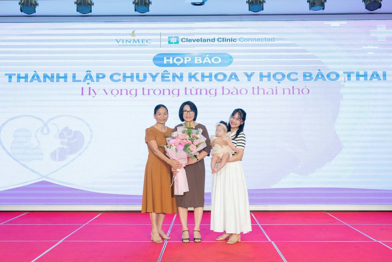 Mot truong hop duoc can thiep bao thai thanh cong. Anh: BVCC