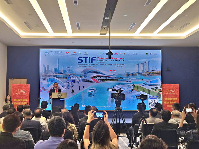 Vietnam - Singapore Sustainable Trade & Innovation Forum. Photo: Thuy Duong
