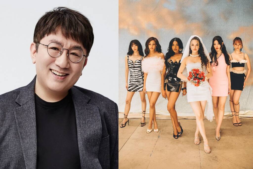 HYBE President Bang Si Hyuk is a producer for the KATSEYE group. Photo: HYBE