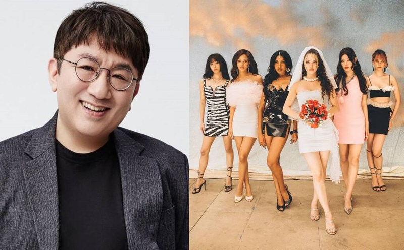 HYBE President Bang Si Hyuk is a producer for the KATSEYE group. Photo: HYBE