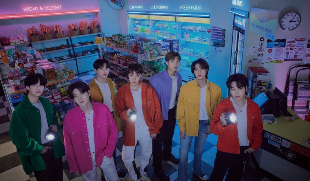 BTS band. Photo: Lotte