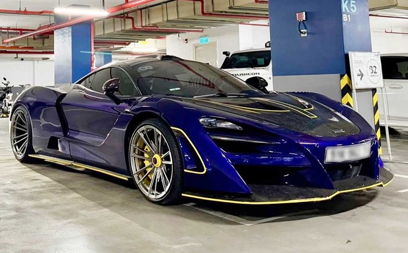 The only McLaren 720S in Vietnam owns a Novitec N-Largo body kit and exclusive MSO Lantana Purple paint color. Photo: Phuong Ngo