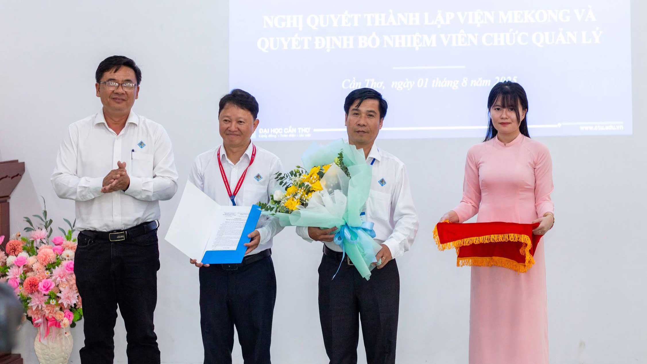Thanh lap Vien Mekong tren co so hop nhat Vien Nghien cuu Bien doi Khi hau va Vien Nghien cuu Phat trien DBSCL. Anh: Dai hoc Can Tho