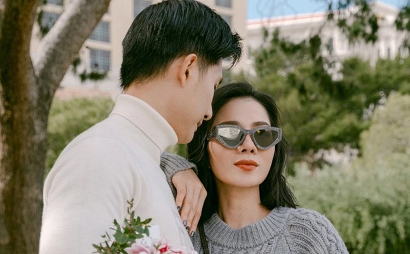 Le Quyen and Lam Bao Chau. Photo: MV of Le Quyen