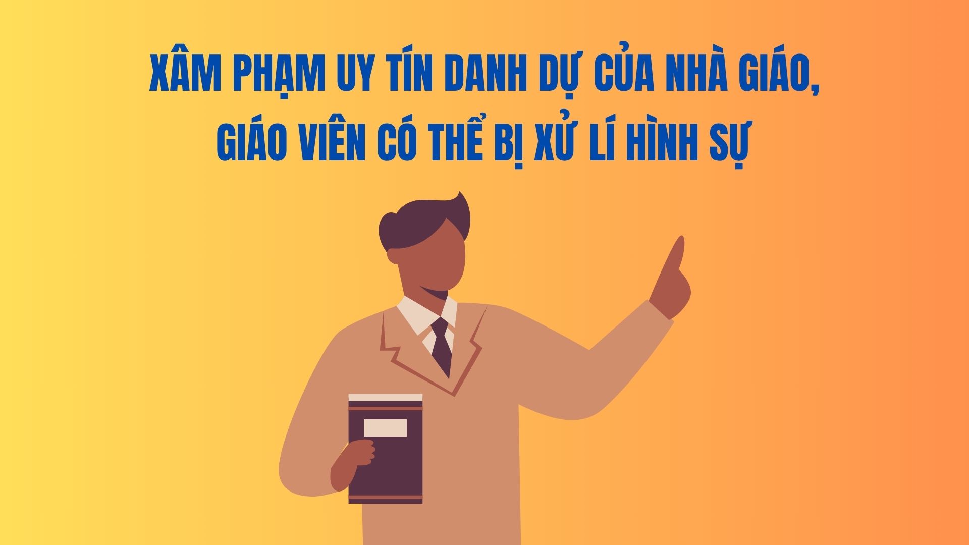 Violating the honor and reputation of teachers may be prosecuted