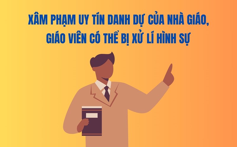 Violating the honor and reputation of teachers may be prosecuted