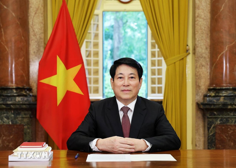 Politburo member and President Luong Cuong sent a congratulatory message on the occasion of the 80th anniversary of the founding of the United Nations. Photo: VNA