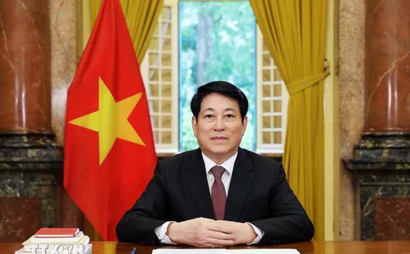 Politburo member and President Luong Cuong sent a congratulatory message on the occasion of the 80th anniversary of the founding of the United Nations. Photo: VNA