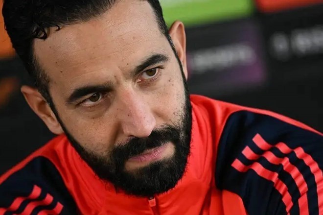 Ruben Amorim is happy that Man United has signed Benjamin Sesko in the new season. Photo: AFP