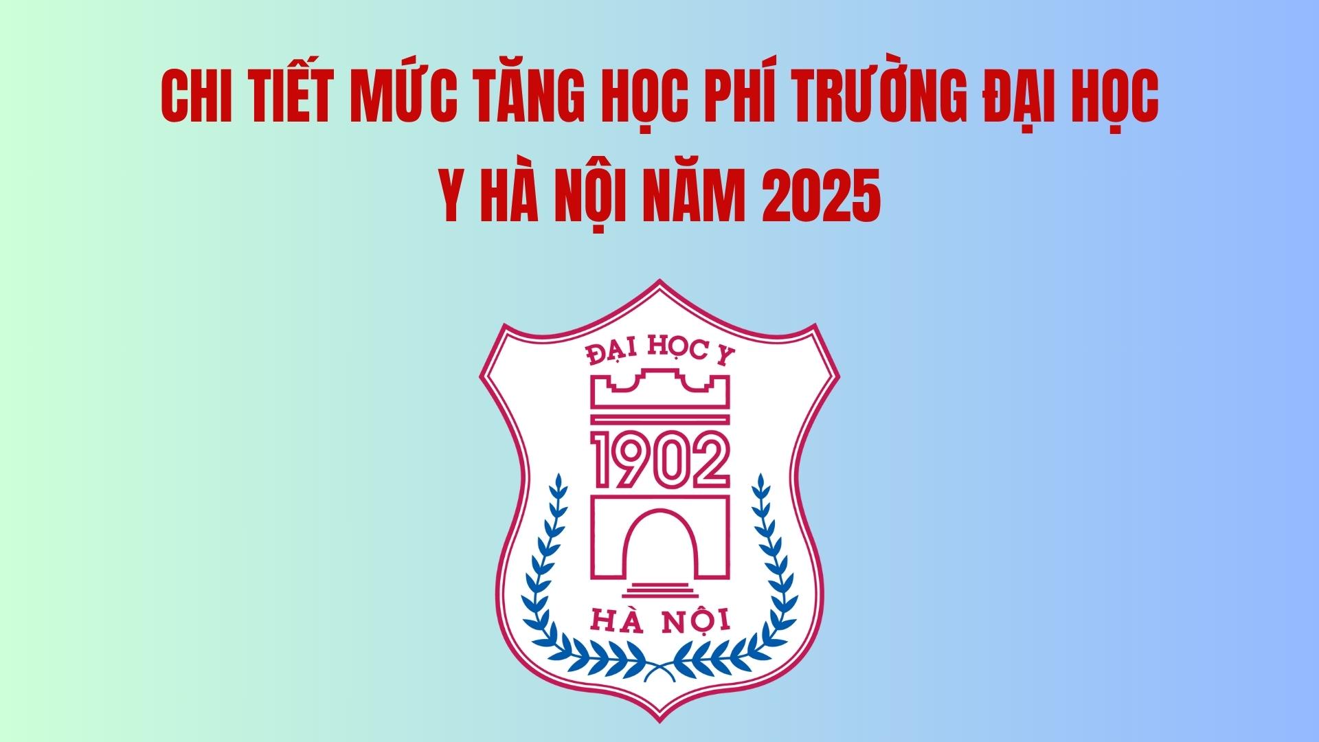 Details de l'augmentation des frais de scolarite de l'Universite de medecine de Hanoï en 2025
