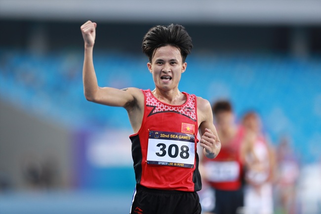 Athlete Nguyen Trung Cuong. Photo: Thanh Vu