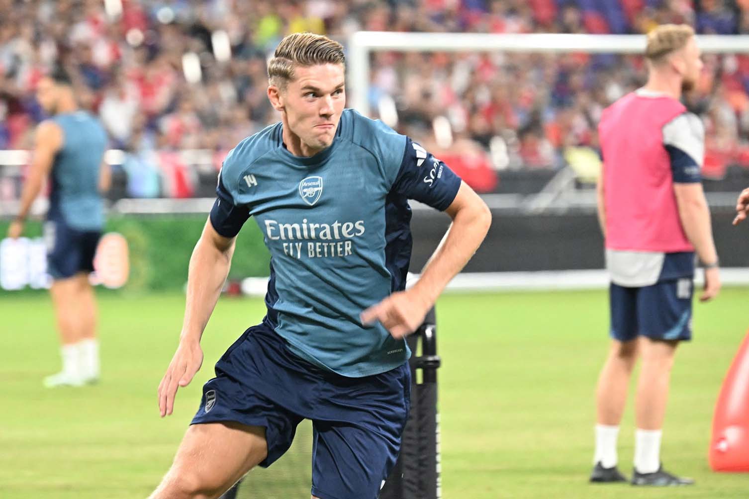 Viec Arsenal co duoc Viktor Gyokeres la chia khoa trong thuong vu Benjamin Sesko toi Man United. Anh: AFP