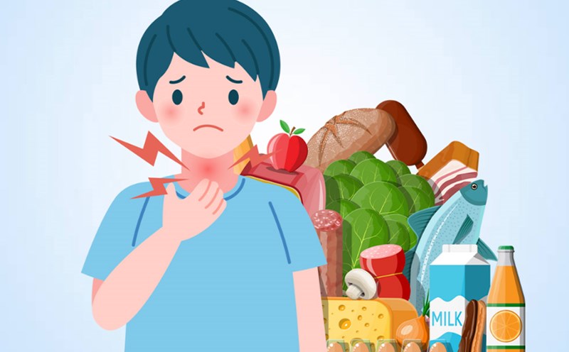 Foods that can cause a sore throat after eating. Graphics: Thien Nhan