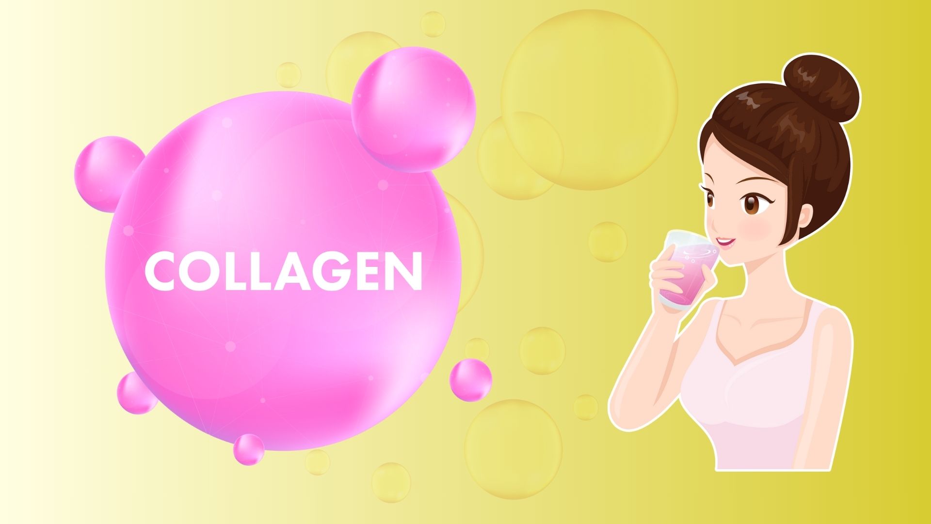 Choosing a healthy lifestyle helps increase collagen in the body. Graphics: Dinh Dinh