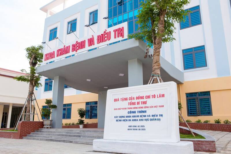 Day la cong trinh do Tong Bi thu To Lam tang dia phuong. Anh: Viet Bac