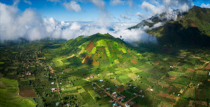 地球上で最も美しい山の1つであるチャ・ウォン・ヤ火山は、体系的に計画、建設され、伝統文化を促進する必要があります。写真:Thanh Tuan