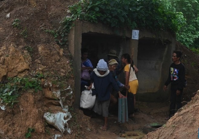 People evacuate in Surin province, Thailand, after the clash on the Thailand - Cambodia border, July 24, 2025. Photo: Xinhua