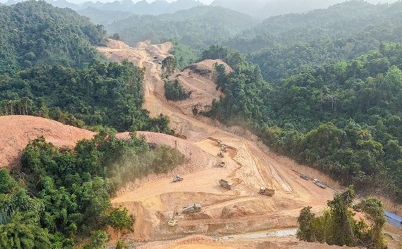 Another expressway through Cao Bang is a national key project. Photo: Tan Van