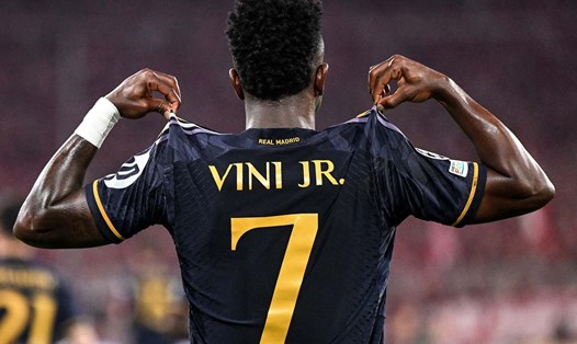 Vinicius đang có phong độ kém và mất dần vai trò trong đội hình Real Madrid. Ảnh: AFP